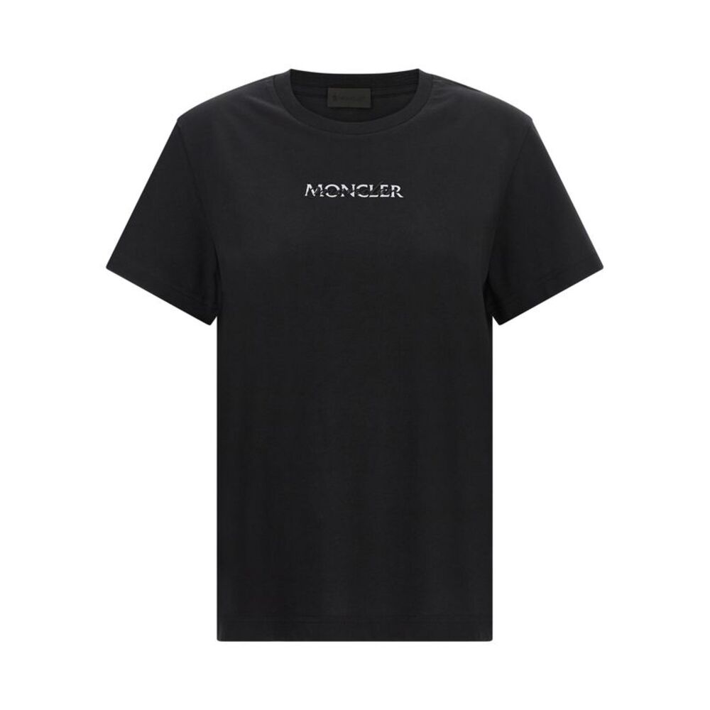 Moncler Black Cotton Women's T-Shirt